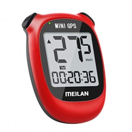Meilan Accesorio MEILAN M3 - Mini Ordenador para Bicicleta con GPS inalámbrico, cuentakilómetros, Resistente al Agua, velocímetro, cuentakilómetros con Pantalla LCD para Hombres, Mujeres y Adolescentes