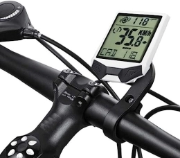 SAFWEL Ordenadores de ciclismo Odómetro inalámbrico for Bicicleta con Pantalla LCD retroiluminada, velocímetro Impermeable for Bicicleta