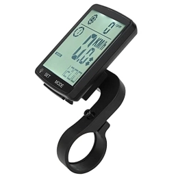 Mothinessto Accesorio Ordenador de bicicleta cuentakilómetros de ciclismo, pantalla LCD retroiluminada, para exterior, hombre y mujer, Adolescentes, motociclistas, batería no (205-YA100 White)