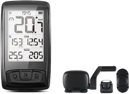 SAFWEL Accesorio Ordenador de Ciclismo Multifuncional, Sensor inalámbrico de Velocidad / Pedal, velocímetro de Ciclismo al Aire Libre, cuentakilómetros, Pantalla LCD retroiluminada
