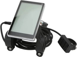 LARIAU Accesorio Ordenador de ciclismo para bicicleta eléctrica, 24 V, 36 V, 48 V, 60 V, medidor de pantalla universal M5, panel de pantalla LCD, velocímetro con conector impermeable y cable de extensión para bicicl