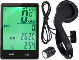 LFDHSF Accesorio Ordenador inalmbrico para Bicicleta, velocmetro para Bicicleta con Pantalla LCD de 2, 8 Pulgadas, luz de Fondo Blanca, Accesorios para odmetro Resistente al Agua IPX6