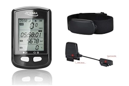 POSMA ANT+ Bluetooth Dual Mode DB2 GPS Bicicleta Ordenador BCB30 Velocidad Sensor de Cadencia BHR30 Monitor de Frecuencia Cardíaca Kit Valor - Conectar Smartphone iPhone