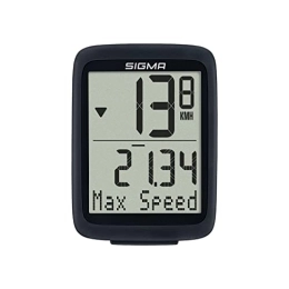 Sigma Accesorio Sigma Kms Sport Bc 10.0 Wl Ats, Cuentakilómetros Ciclismo Unisex Adulto, Blanco / negro, BC WL