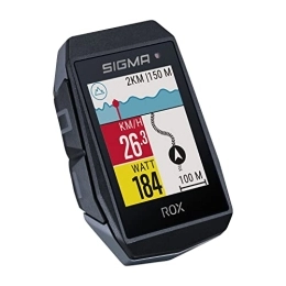 Sigma Sport Ordenadores de ciclismo SIGMA SPORT ROX 11.1 EVO Negro HR Set | Ciclocomputador inalámbrico GPS y navegación, con Short Butler y Sensor de frecuencia cardíaca | Navegación GPS en Exteriores con Muchas Funciones Inteligentes