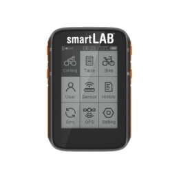 smartLAB Accesorio smartLAB bike1 Ciclocomputador GPS con Ant+ y Bluetooth para Ciclismo | Gran Pantalla LCD de 2, 4 Pulgadas | Ciclocomputador con cuentakilómetros Velocímetro para Bicicleta