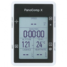 Topeak Accesorio Topeak PanoComp X mit Sensoren Wireless Computer Fahrrad Tacho Rad Sport Bluetooth Remote, 15200182