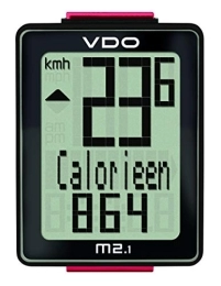 VDO Accesorio VDO M2.1, WR Ciclocomputador Digital Para Bicicleta Unisex Adulto, Negro, Talla Única