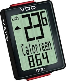 Wetterladen Ordenadores de ciclismo VDO M2.1WL Radio controlada Ciclocomputador velocímetro de bicicleta