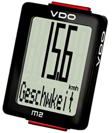 VDO Ordenadores de ciclismo VDO M2 WL 300231 Blackline-Edition modelo 2016 bicicleta del velocmetro / A1 ordenador de bicicleta inalmbrico (Blackline)