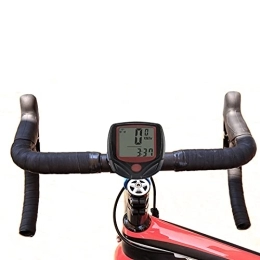 WSXKA Accesorio Velocímetro para bicicleta, velocímetro para bicicleta cableado con pantalla LCD multifunción con retroiluminación de 1, 4 pulgadas, cuentakilómetros impermeable para bicicleta, seguimiento de veloci