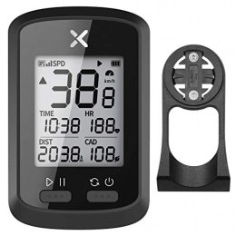 XOSS Accesorio XOSS G+ GPS - Ciclocomputador ANT+, inalámbrico, cuentakilómetros para exteriores, adecuado para bicicletas de carreras eléctricas y MTB, periféricos como frecuencia de pedaleo y correa de pecho