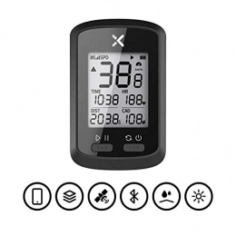 XOSS Ordenadores de ciclismo XOSS GPS Computer G+ Waterproof IPX7 Bluetooth 4.0 Ant+ Digital Speedometer Cadence Sensor Backlight for Road Bike MTB (Standard Pack)