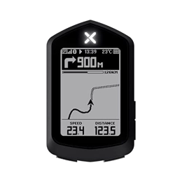 XOSS Ordenadores de ciclismo XOSS Nav Ciclocomputador GPS, Navegación por Mapa, Carga rápida USB Tipo-C, Resistente al Agua IPX7，Pantalla HD de 2, 4 Pulgadas