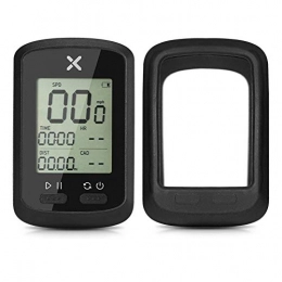 XuCesfs Ordenador de ciclismo inteligente con GPS ANT+ inalámbrico para bicicleta, velocímetro digital IPX7, ordenador de bicicleta con cubierta protectora
