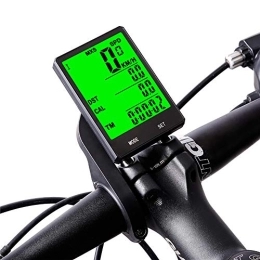 YMZ Ordenadores de ciclismo YMZ - Tabla de código inalámbrico para bicicleta de montaña, pantalla grande, impermeable, luminoso, velocímetro, computadoras inalámbricas