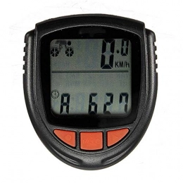 ZDAMN Accesorio ZDAMN Odómetro de Bicicleta Bicicleta con Cable Impermeable LCD Computer Speedometer odómetro Cuentakilómetros (Color : Black, Size : One Size)