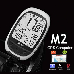 ZHANGJI Accesorio ZHANGJI Tacmetro de Bicicleta-La Bicicleta inalmbrica M4 Computer Bike con Velocidad y Sensor Puede conectar Bluetooth Ant + (Set A Heart Rate Monitor)