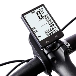 All-Purpose Ordinateurs de vélo All-Purpose Compteur de Vitesse de vélo Rétro-éclairage LCD Ordinateur de vélo IPX6 Chronomètre de vélo étanche Odomètre Réveillez-Vous Vélo Intelligent Universel avec Dates exactes