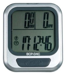BBB Ordinateurs de vélo BBB-Compteur de vélo 15 Fonctions avec Cadence-Argent