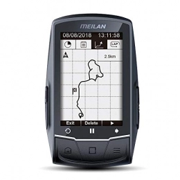 Benkeg Compteur de Vitesse GPS - M1 Vélo Système de Position Globale Ordinateur de vélo Système de Position Globale Navigation Compteur de Vitesse BLE4.0 Connectez