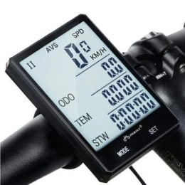 3X Bike Equipment Ordinateurs de vélo Bike equipment CX-9 Grand écran 6, 3 cm rétro-éclairage vert étanche Compteur de vitesse compteur kilométrique compteur kilométrique