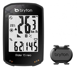 Bryton Ordinateurs de vélo Bryton Rider 15 Neo C Capteur de Cadence Noir BR15NC