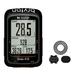 Bryton Ordinateurs de vélo Bryton Rider 410C Ordinateur GPS Mixte Adulte, Noir, M