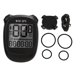 BuyWeek Accessoires BuyWeek Ordinateur de vélo, Compteur de Vitesse de vélo odomètre Affichage rétro-éclairé GPS Ordinateur de vélo pour l'équitation en Plein air Noir