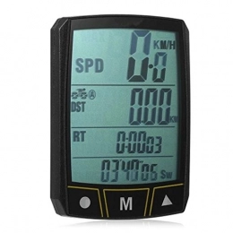 Yuefensu Accessoires Capteur de cyclage à vélo de cyclage sans fil / câblé Capteur de chronomètre imperméable avec écran LCD compteur de vitesse compteur de LED Compte-tours vélo ( Couleur : Black1 , Size : ONE SIZE )