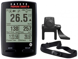CatEye Ordinateurs de vélo Cateye Padrone Smart+ CC-SC100B Compteur de vélo Noir Grand modèle