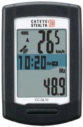 CatEye Ordinateurs de vélo CATEYE Stealth 10 CC-GL10 Compteur GPS Noir
