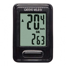 CatEye Ordinateurs de vélo CatEye Velo 9 CC-VL 820 Compteur filaire Noir