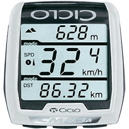 Ciclosport Ordinateurs de vélo CICLO CM 9.3 A Plus Altimètre + Cardio + Cadence Compteur de vélo Adulte Unisexe, Blanc, Standard
