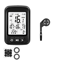 THEGIS Ordinateurs de vélo Compteur de Vitesse de vélo, GPS Compteur de Vitesse de vélo de vélo de vélos Bluetooth sans Fil Cyclecomputateur Capteur de Cadence Cadence Cadence Moniteur de fréquence Cardiaque avec capteur de ca
