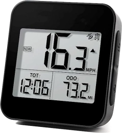 SAFWEL Accessoires Compteur de Vitesse de vélo GPS sans Fil, Compteur de Vitesse d'ordinateur de vélo Multifonction étanche écran LCD rétroéclairé Intelligent
