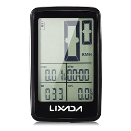 EKSED Ordinateurs de vélo Compteur de vélo sans Fil Rechargeable USB, Compteur de Vitesse, odomètre