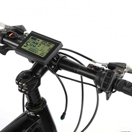 Gaeirt Accessoires Compteur LCD, conception raisonnable Instrument LCD pour vélo électrique 9, 5x6, 5x3cm / 3, 7x2, 6x1, 2in Durable pour vélo