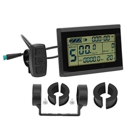 minifinker Ordinateurs de vélo Compteur LCD, instrument LCD pour vélo électrique 9.5x6.5x3cm / 3.7x2.6x1.2in Durable pour vélo