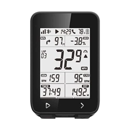 iGPSPORT Ordinateurs de vélo Compteur vélo GPS iGS320 de vélo étanche IPX7 avec écran de 2, 4 Pouces à rétroéclairage Automatique sans Espace d'air, Batterie de 72 Heures