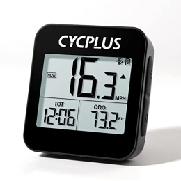 CYCPLUS Accessoires CYCPLUS G Compteur Velo sans Fil GPS Compteur Vélo, Ordinateur de Vélo sans Fil IPX6 Étanche, Odomètre de Vélo pour Vitesse, Distance, Temps Réel Vélo De Route VTT Cyclisme