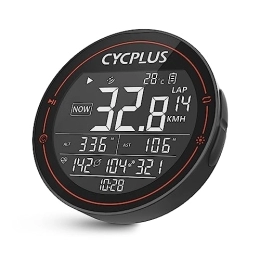 CYCPLUS Ordinateurs de vélo CYCPLUS Ordinateur Velo GPS, Compteur Vélo sans Fil, Compteur Vitesse Odomètre Etanche Tracker Cyclisme, Ant+ Bluetooth 5.0, Ecran LED 2, 5 Pouces, Ordinateur VTT M2