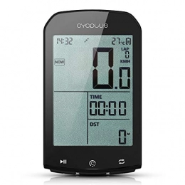 Explopur Compteur de Vitesse numérique pour Ordinateur de vélo sans Fil - Ordinateur de vélo rétro-éclairage BT 4.0 Smart GPS IPX6 Ant +