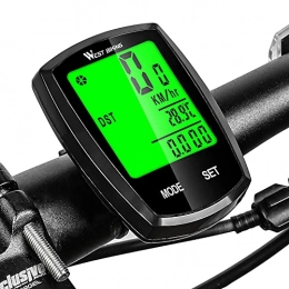FYRMMD Ordinateurs de vélo FYRMMD Compteur kilométrique de vélo Compteur de Vitesse sans Fil Ordinateur de vélo Compteur kilométrique étanche Compteur de Vitesse de vélo Automatique WA (chronomètre de vélo)