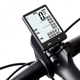 FYRMMD Ordinateurs de vélo FYRMMD Compteur kilométrique sans Fil, Multifonctionnel et étanche, rétroéclairage Intelligent, écran LCD numérique HD 2, 8 Pouces Big Dis (chronomètre)
