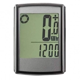 FYRMMD Ordinateurs de vélo FYRMMD Compteur kilométrique vélo IP65 étanche sans Fil LCD vélo vélo Ordinateur de vélo odomètre Compteur de Vitesse Grand écran (chronomètre)