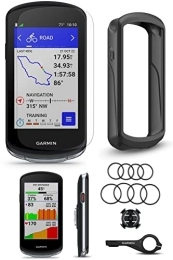 PlayBetter Ordinateurs de vélo Garmin Edge 1040 Ordinateur de vélo (non solaire) – Compteur de vitesse GPS de cyclisme 2022 avec informations d'entraînement, cartes et multiGNSS – Ensemble de vélo avec écran en verre trempé