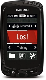 Garmin Accessoires Garmin - Edge 810 avec ceinture cardio, capteur de Vitesse / Cadence - Compteur GPS de vélo - Ecran tactile couleur de 2, 6'' - Carte City Navigator Europe - Noir
