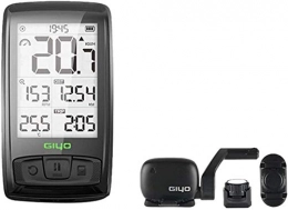 GCX Décoration Vélo Compteur de Vitesse Odomètre USB sans Fil Multi-Fonctions étanche Cycle vélo Ordinateur avec écran LCD for vélo (Noir) Facile