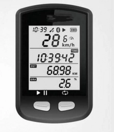 gdangel Accessoires gdangel Compteur Kilométrique Vélo GPS Enabled Bike Bicycle Computer Speedometer Support Speed Sensor Heart Rate